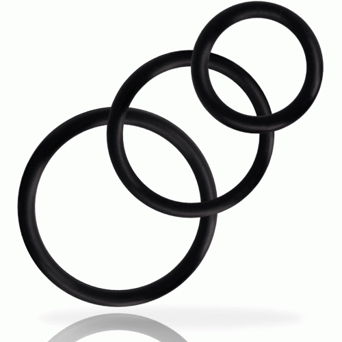 ADDICTED TOYS® – TRIPLE PENIS RING SET - Image 1