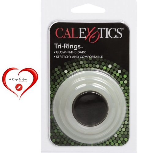 CALEXOTICS® – GLOW TRI-RINGS SET - Image 1