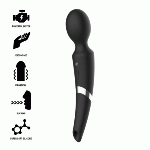 BLACK & SILVER® – BECK SUCTION MASSAGE WAND - Image 1