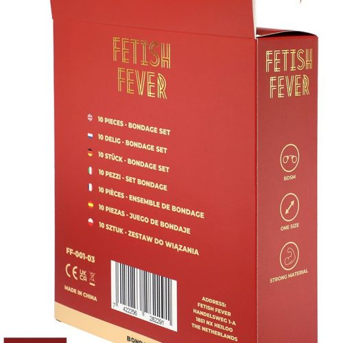 FETISH FEVER® – DELUX BONDAGE PLAY SET (10pcs) - Image 3