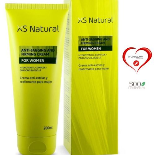 500 COSMETICS® – XS NATURAL CREME ANTI-ESTRIAS REAFIRMANTE - Image 1