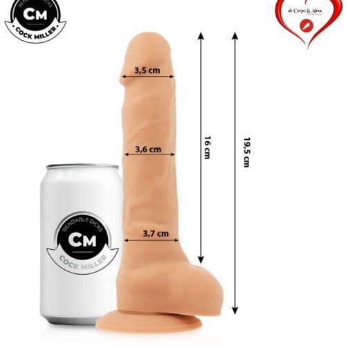 COCK MILLER® – DOUBLE DENSITY FLEXIBLE DILDO (19,5cm) - Image 5