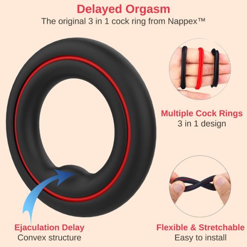 NAPPEX™® – FUEGO PREMIUM TRIPLE COCK RING - Image 2