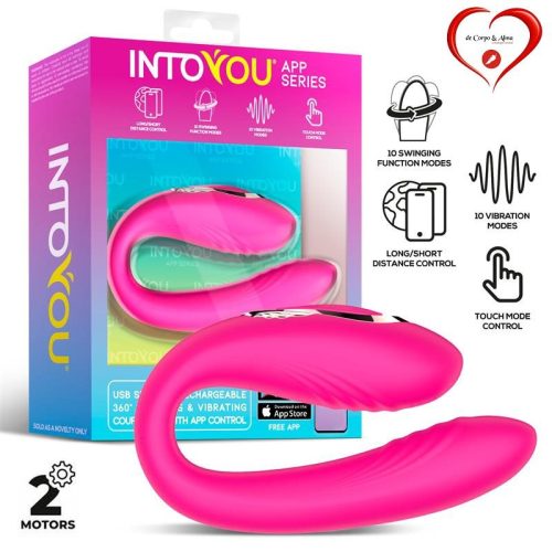 INTOYOU® – COUTY SWINGING COUPLE VIBRATOR w/ APP - Image 3