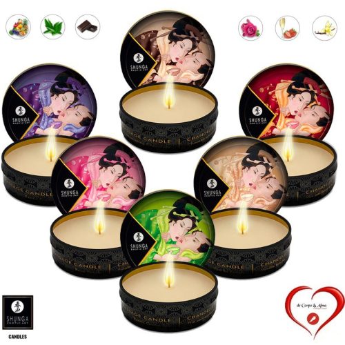 SHUNGA Erotic Art™® – MASSAGE CANDLE (mini) - Image 1