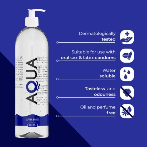 AQUA® – DELUX QUALITY WATER BASED LUBE - Image 2