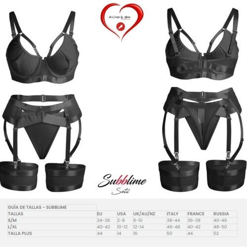 SUBBLIME®™ – CONJUNTO 9552(PRETO) - Image 3