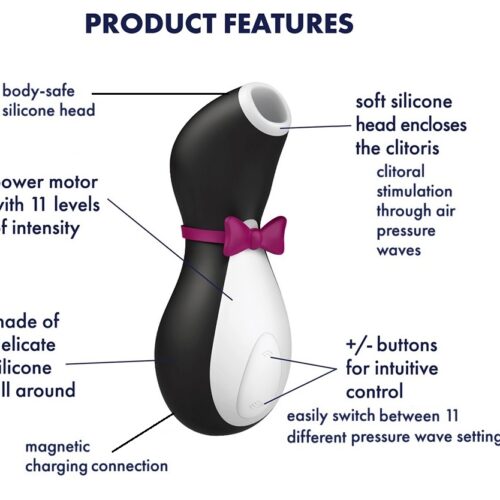 SATISFYER® – PENGUIN AIR PULSE CLIT STIMULATOR - Image 4