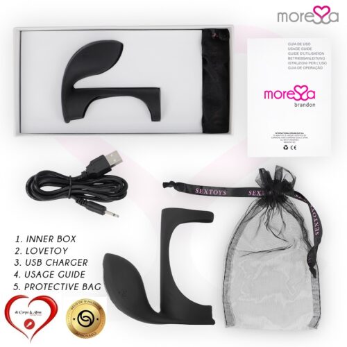 MORESSA® – BRANDON STIMULATING COCK RING & SLEEVE - Image 3