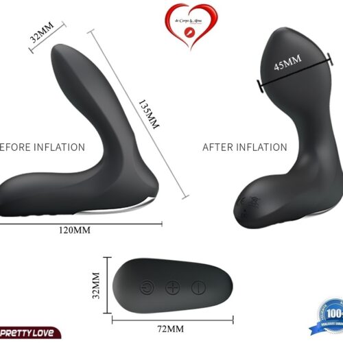 PRETTY LOVE® – NASSREDIN INFLATING VIBRATING PLUG - Image 6