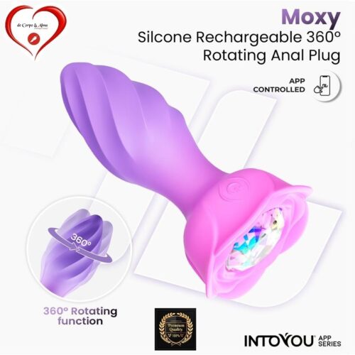 INTOYOU® – MOXY ROTATING ANAL PLUG w/ APP - Image 4