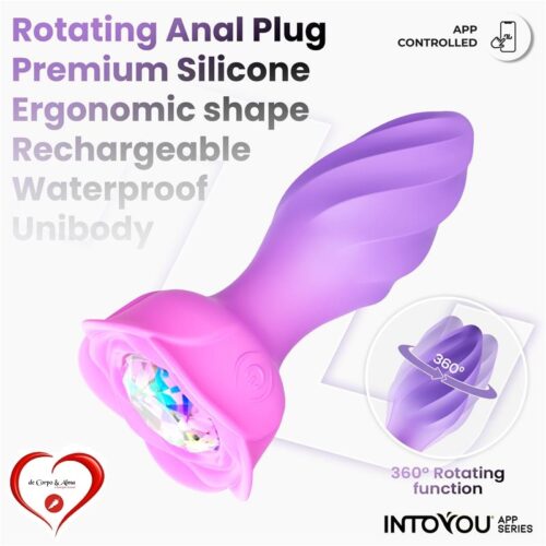 INTOYOU® – MOXY ROTATING ANAL PLUG w/ APP - Image 6