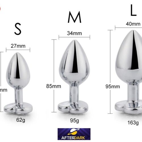 AFTERDARK® – METAL ANAL PLUG SCARLET HEART - Image 4