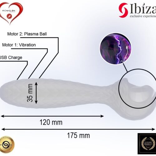 IBIZA® – PLASMA BALL DUAL VIBRATOR - Image 8
