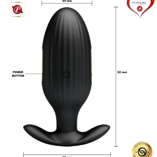 PRETTY LOVE® – JEFFERSON VIBRATING ELECTRO-SHOCK PLUG - Image 7