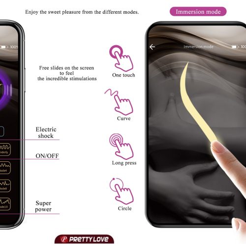 PRETTY LOVE® – JEFFERSON VIBRATING ELECTRO-SHOCK PLUG - Image 5