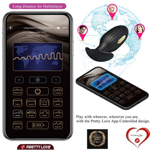 PRETTY LOVE® – JEFFERSON VIBRATING ELECTRO-SHOCK PLUG - Image 6