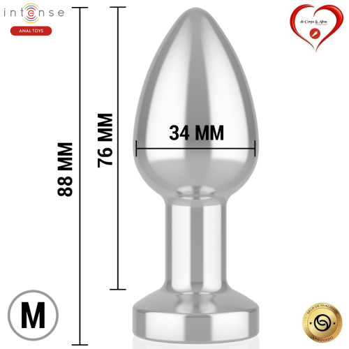 INTENSE® – VIBRATING METAL ANAL PLUG - Image 9