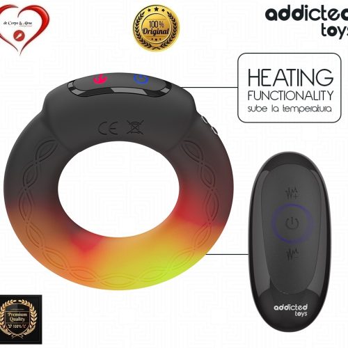 ADDICTED TOYS® – HEATED RC VIBRATING COCK RING - Image 4