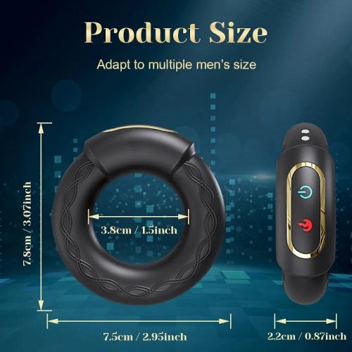 ADDICTED TOYS® – HEATED RC VIBRATING COCK RING - Image 8