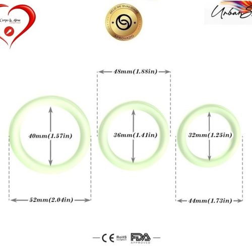URBAN SKY® – GLOW-IN-THE-DARK TRI-RING SET - Image 6