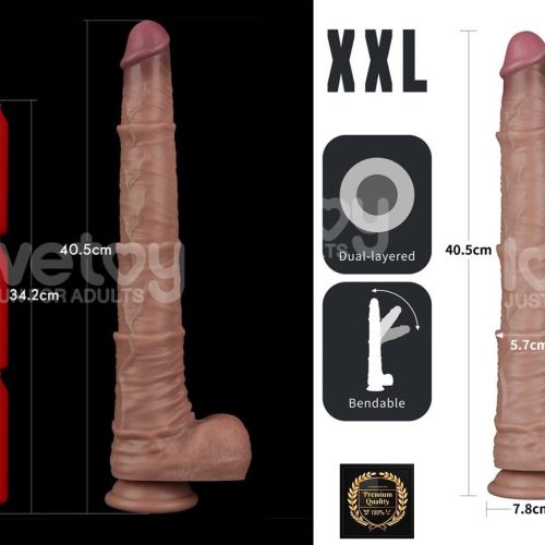 LOVETOY® – NATURE COCK XXL - BIG DICK (16"dual density) - Image 7